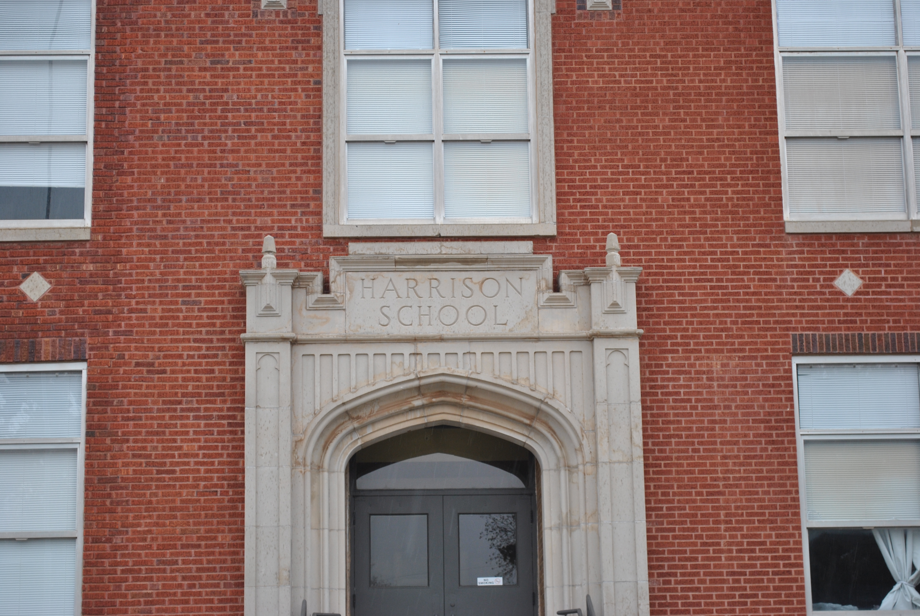 Harrison School Front Door