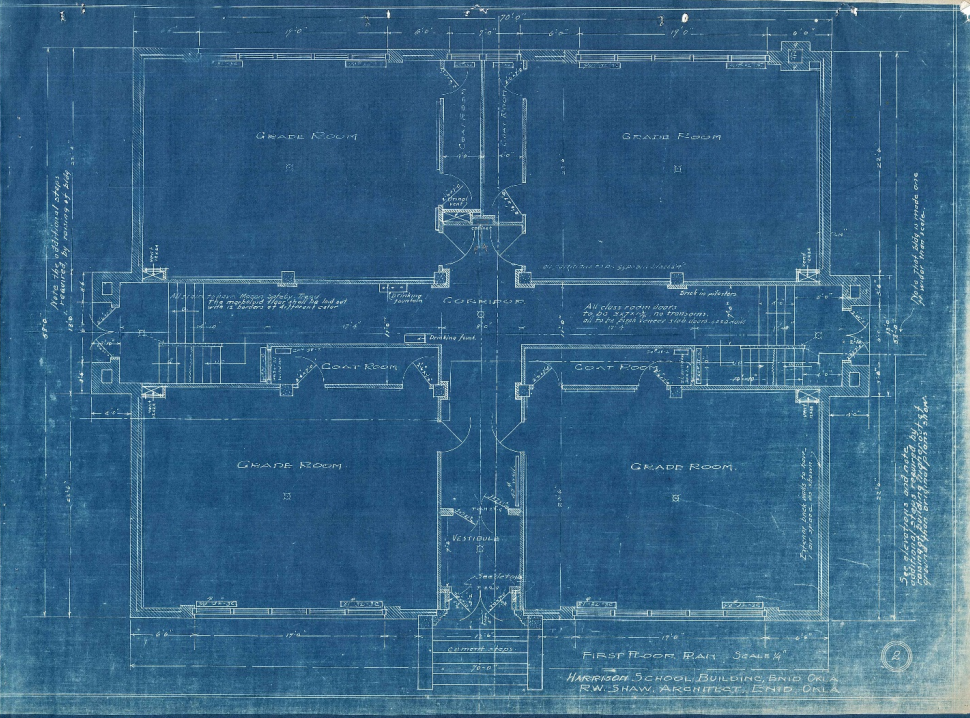 Architectural Plans 1919 First Floor