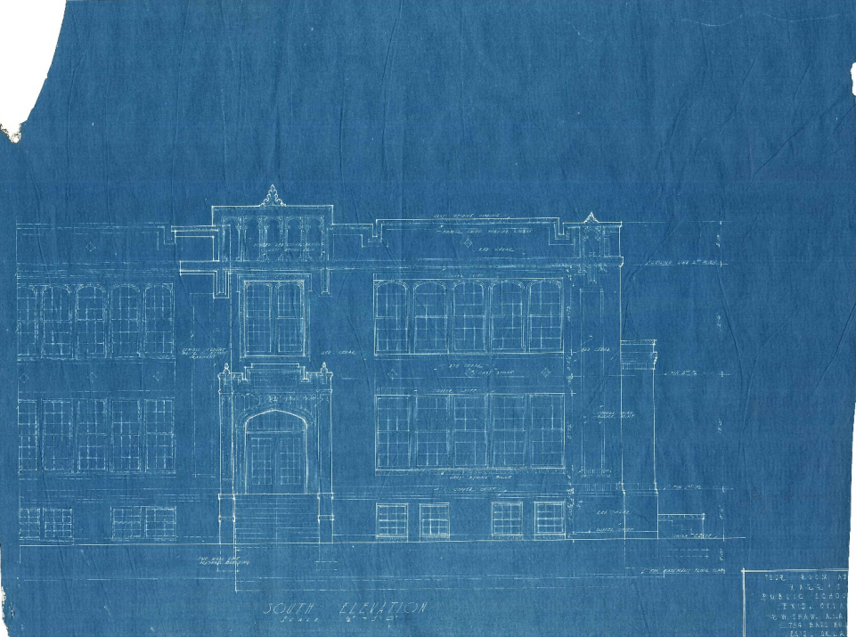 Architectural Plans 1937 Addition Front